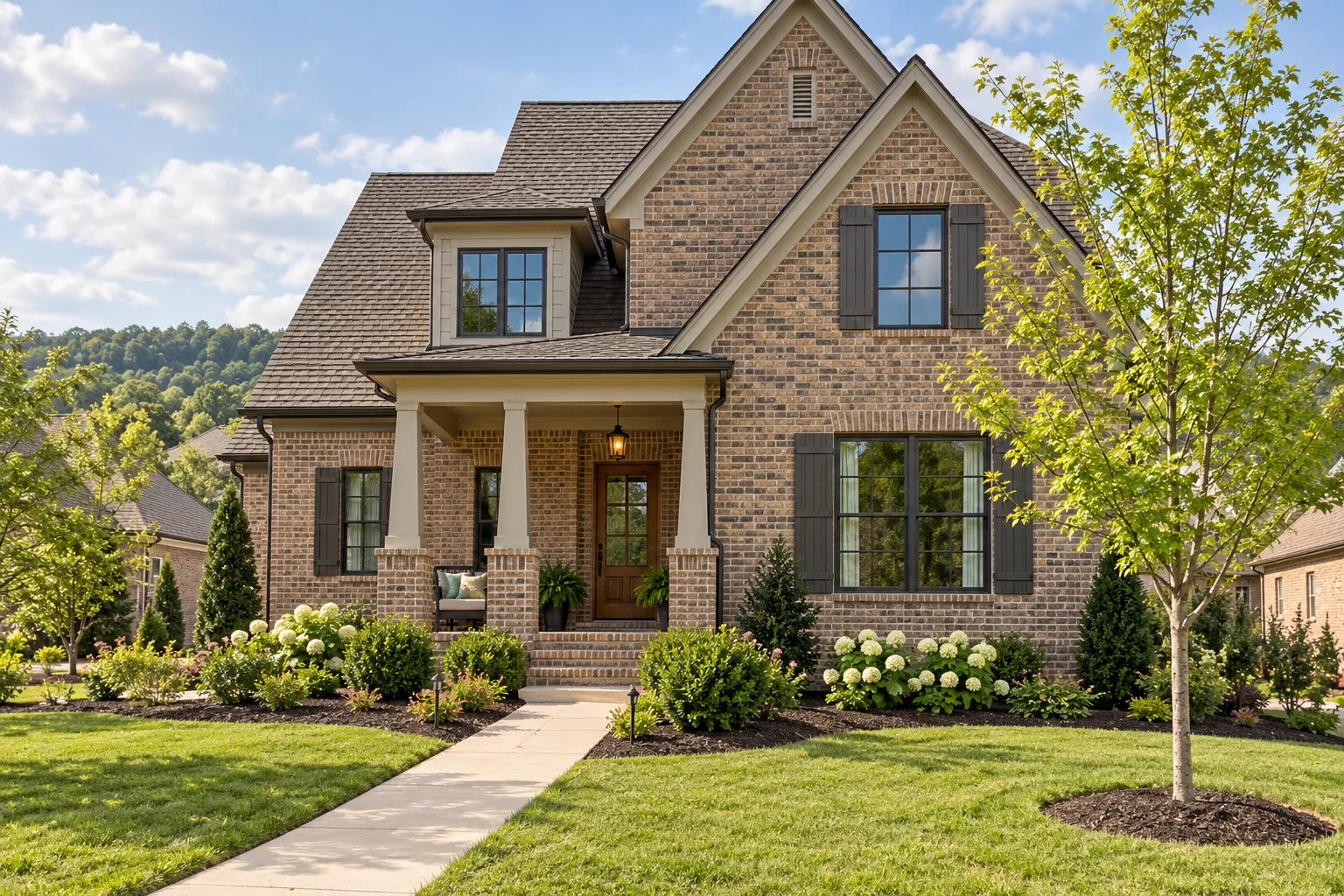 Illustrative setting for Schilling Farms; not an actual neighborhood photograph